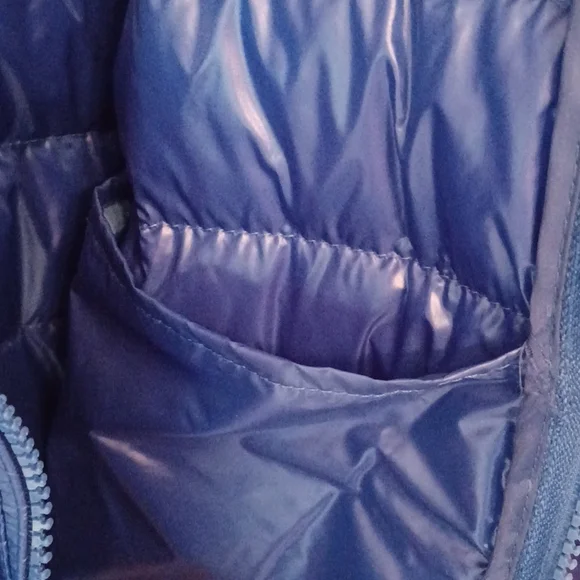 Ladies quilted down hooded jacket packable - Picture 7 of 8